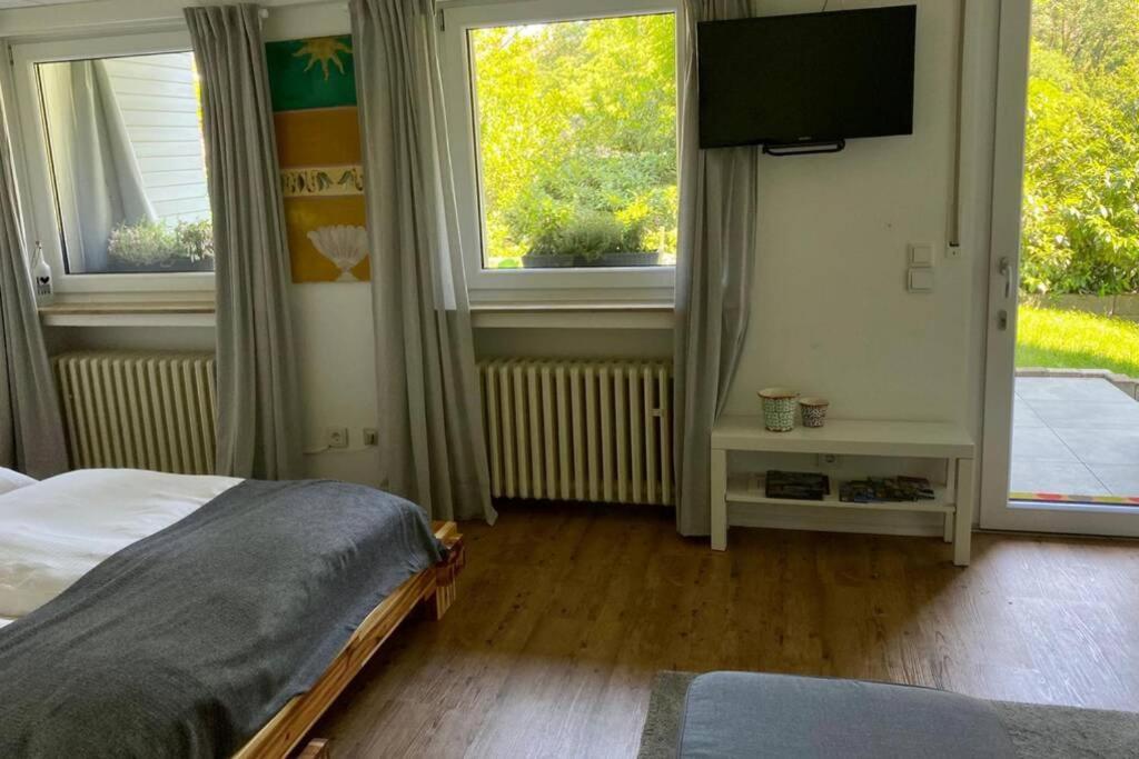 Bergische Oase - Ferienwohnung Oskar Overath Exteriör bild
